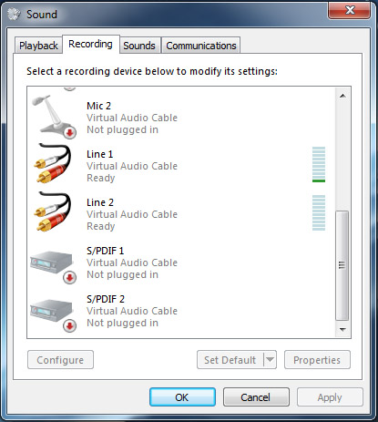 how to use virtual audio cable to record system sounds